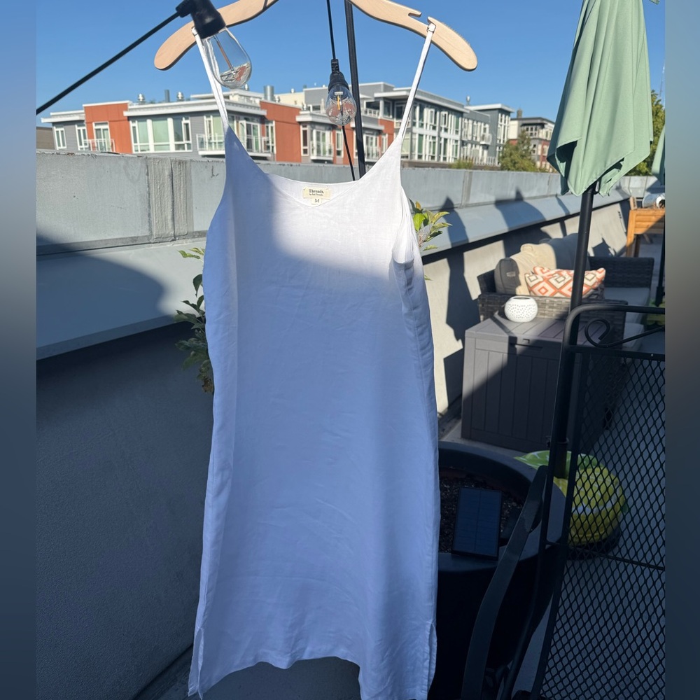 Threads by Bed Threads White Slip Dress